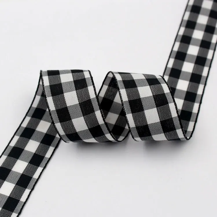 Black And White Checkered Ribbon - Buy Ribbon,Checkered Ribbon,Black ...