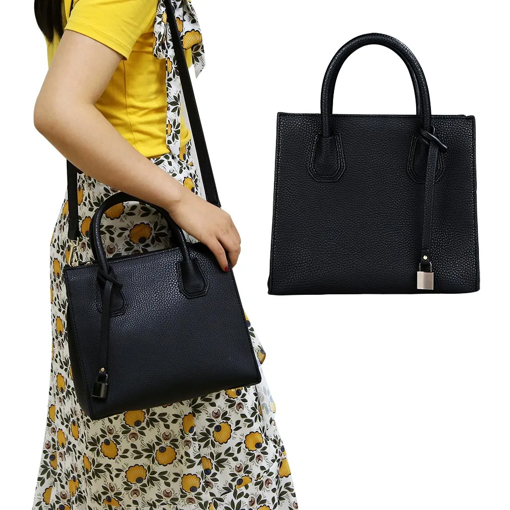 classic black shoulder bag