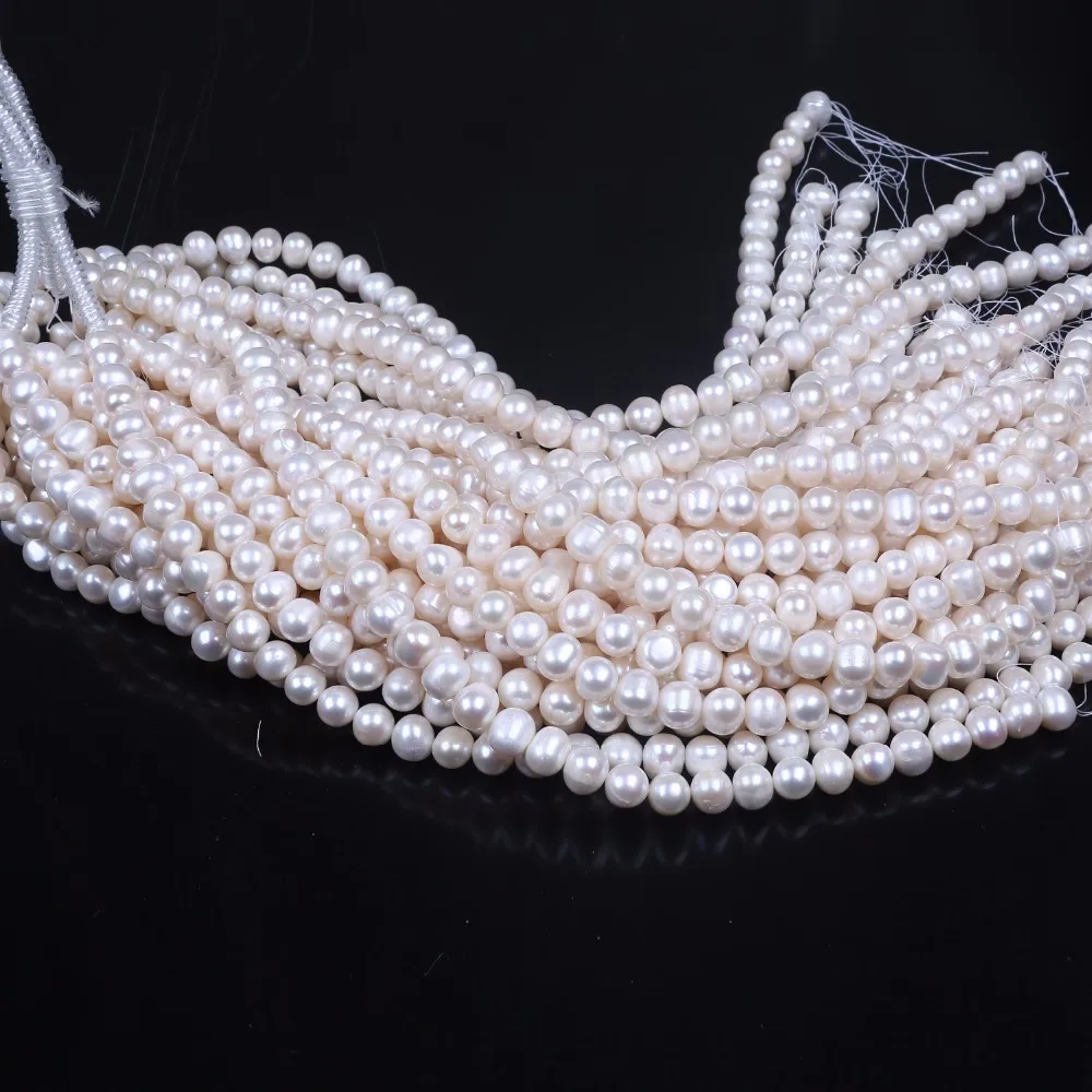 11-12mm Cultured Freshwater Pearl Loose Strand Diy Necklace Jewelry ...