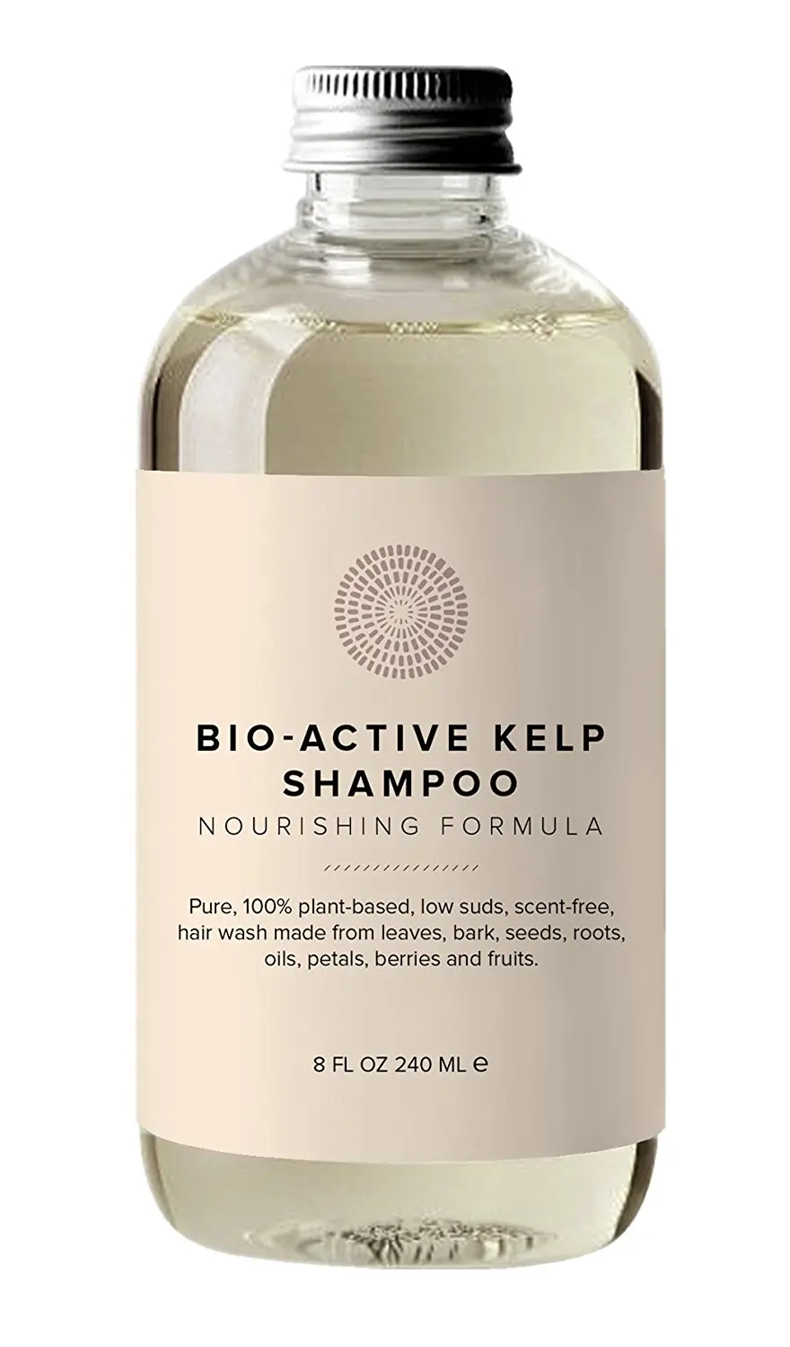 Hairprint - 100% Plant-Based/All Natural Bio-Active Kelp Shampoo (8 fl oz/240 ml)
