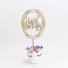 Creative Cake topper Insert Card Cake Decoration Baking Happy Birthday Party Acrylic topper