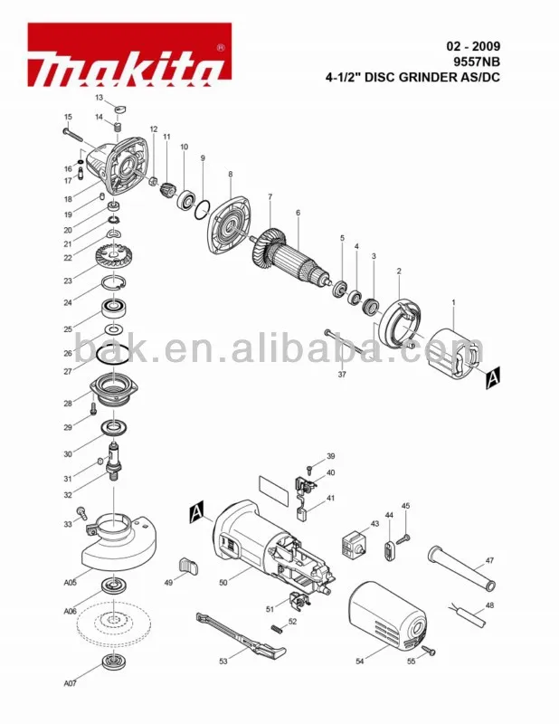 Angle Grinder Parts Makita 9524 Armature Assembly 115v Buy Angle