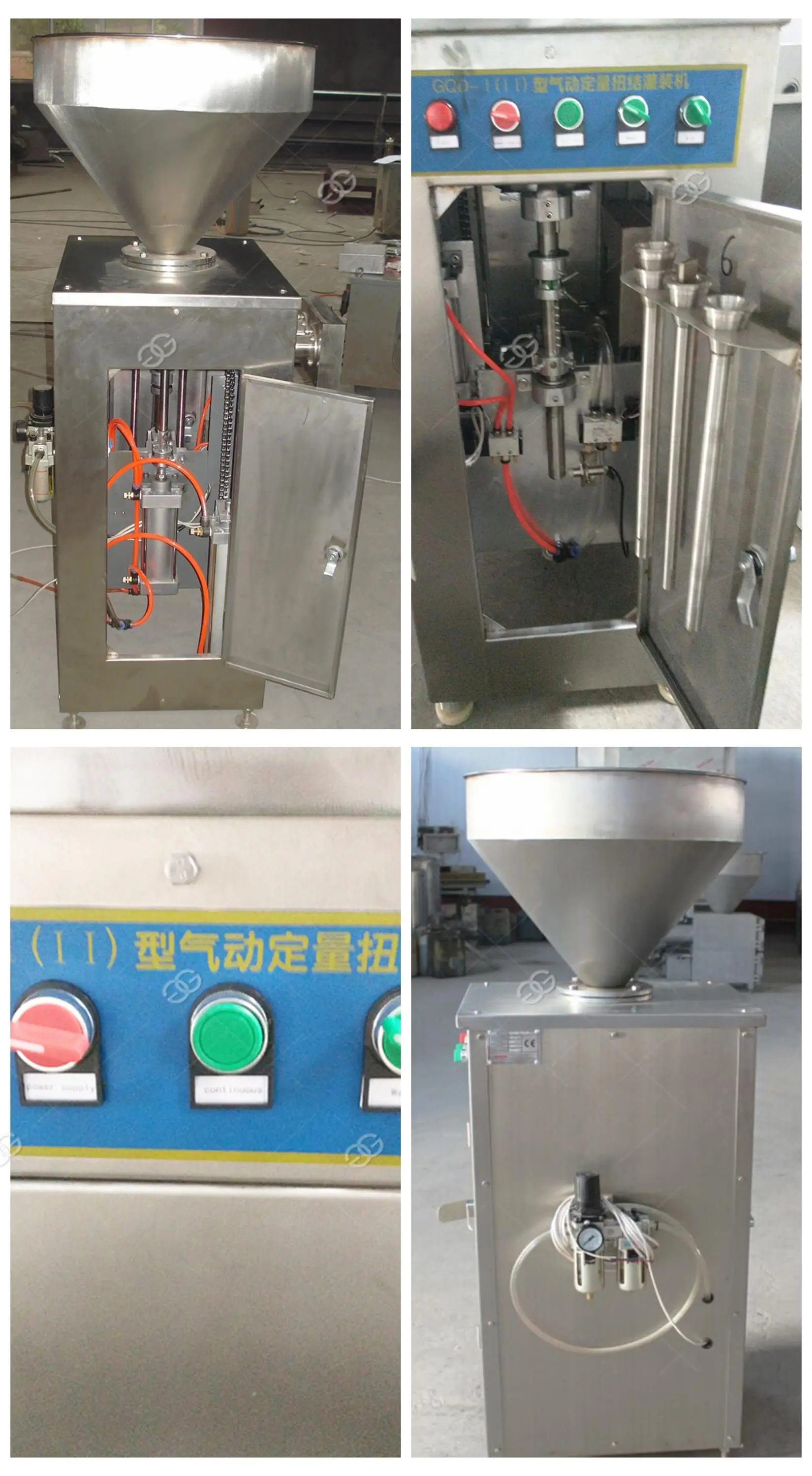 Automatic Industrial Vacuum Vienna Sausage Making Filler Stuffer