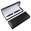 Custom Creative Luxury Black PU Leather Pen Gift Box Packaging With Logo