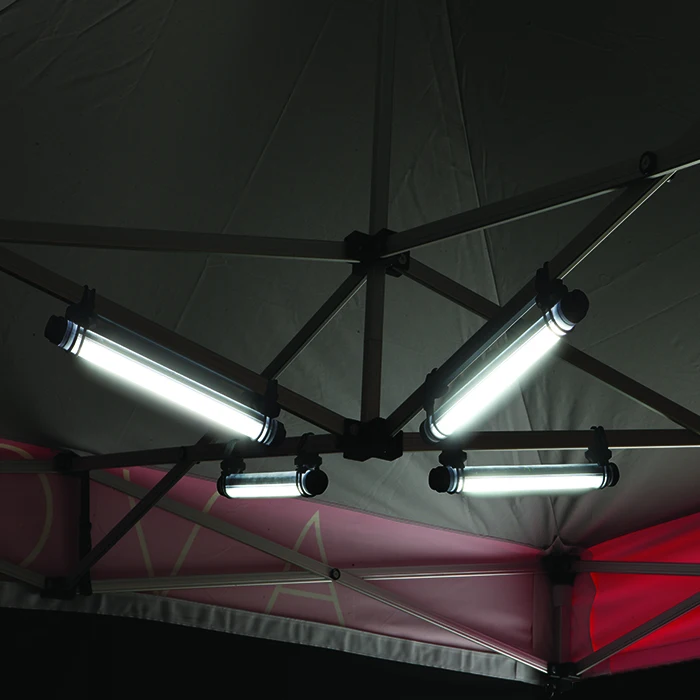 Outdoor Gazebo 18650 Li ion Battery Power Bank LED Camping Lighting for Patio Umbrella