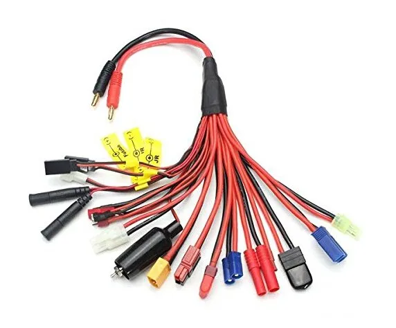 8 in 1 Lipo Battery Multi Charging Plug Convert Cable for IMAX B6 RC Car #US