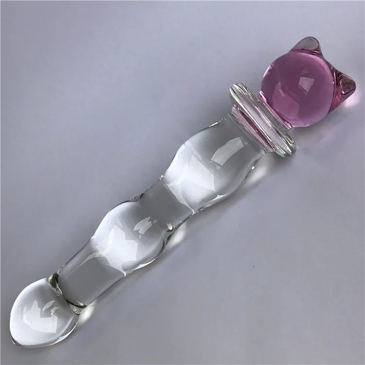 Love Moon Cat Stars Of Glass Dildo In Pink Anal Plug Glass Dildo Buy