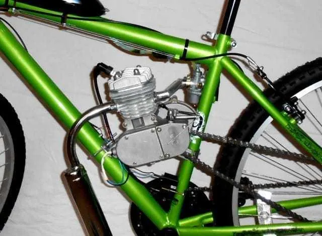 80cc 2 冲程自行车汽油发动机马达套件 diy 电动自行车零件