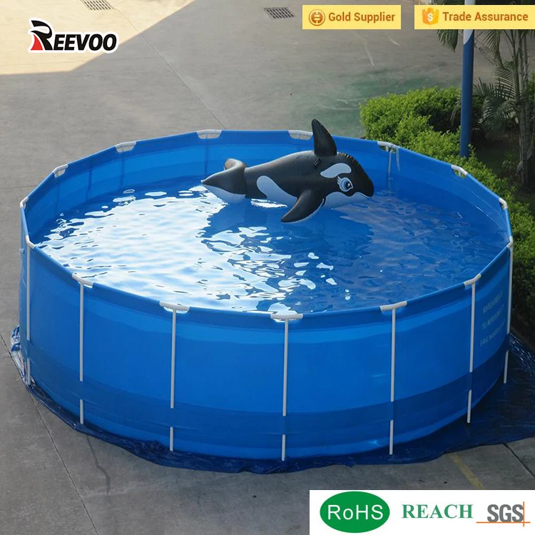 Round Pvc Canvas Swimming Pool For Kids,Garden Swimming