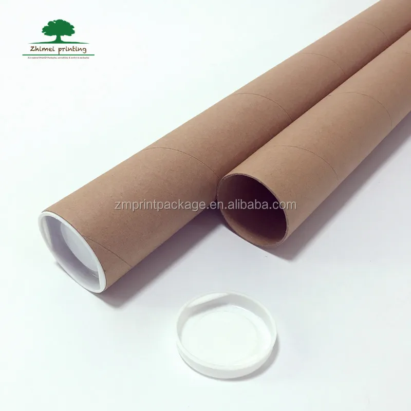 2mm Thickness Cardboard Kraft Paper Cardboard Shipping Tube Poster ...