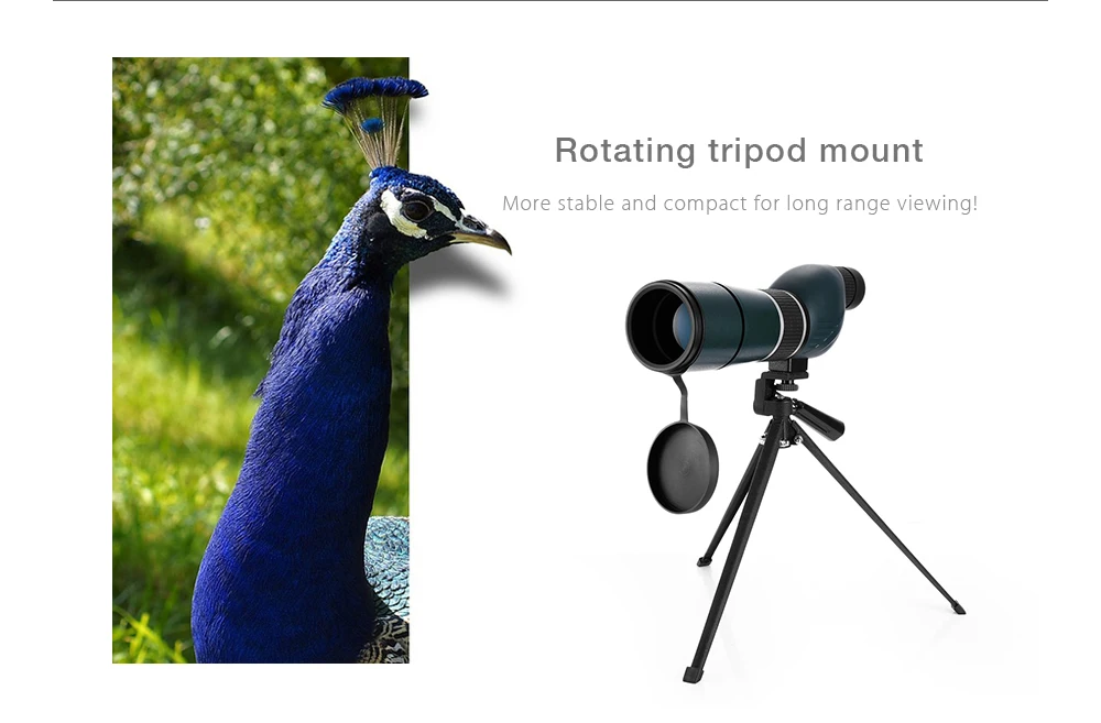 Suncore 1545x60s Monocular Telescope Bird Watching Spotting Scope With