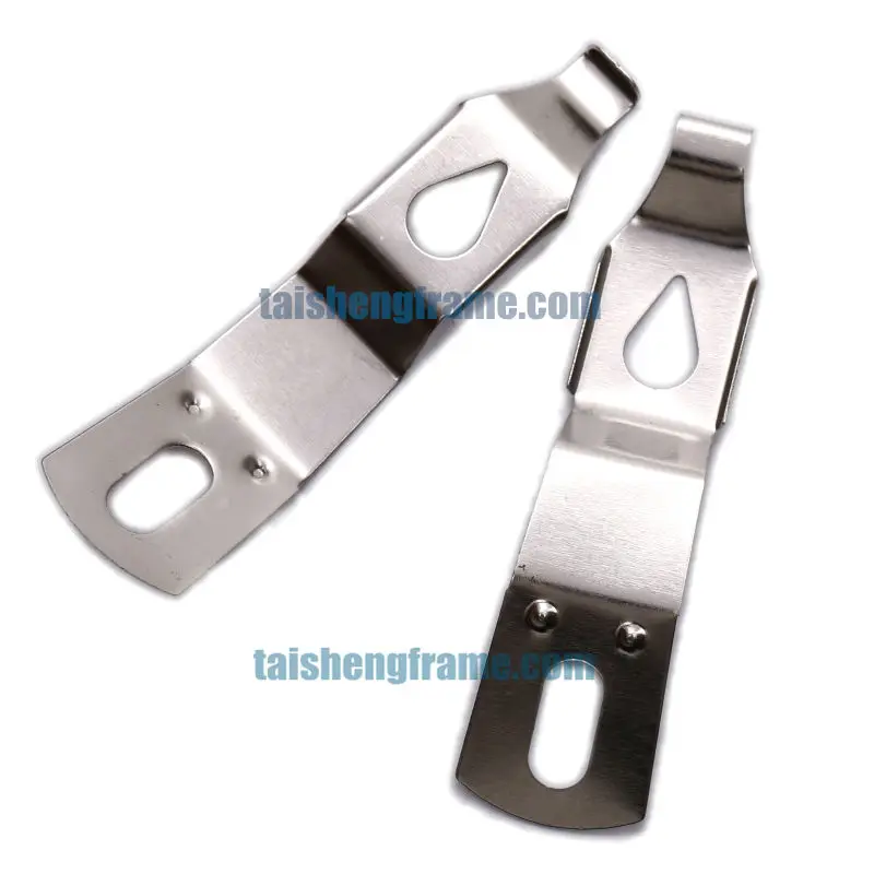 Decorative Picture Frame Hanging Hardware Clip 10mm Frameless Spring View Frameless Spring Taisheng Frame Product Details From Yiwu Taisheng