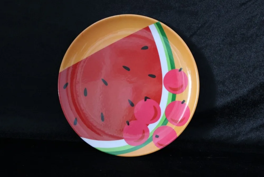 kid's 100%melamine fruit plate