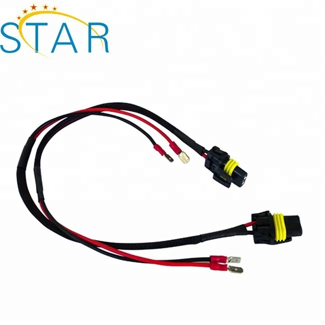H1 H3 Male Connectors Plugs Pigtail Bulb Wire Harness Hid Input Wires Buy Light Bulb Extension