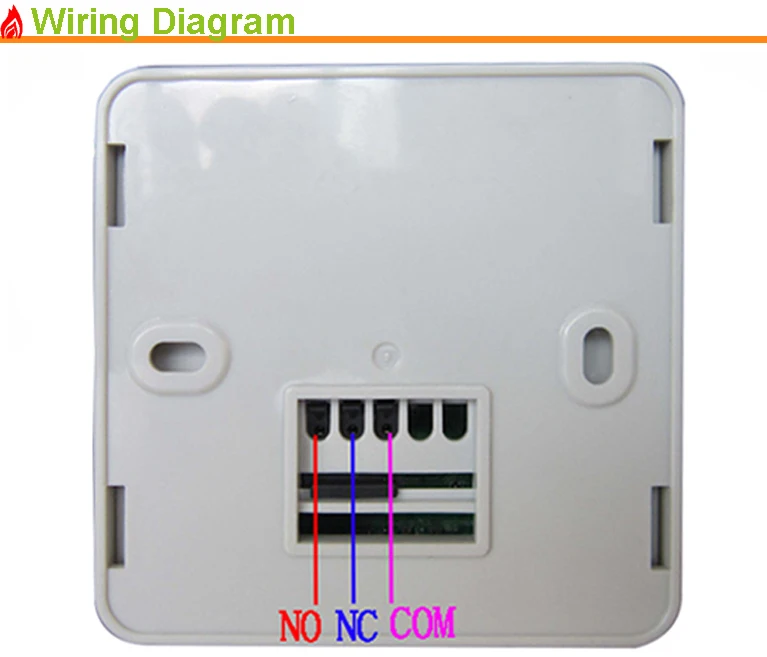 Weekly programmable 5+2 days thermostat boiler Heating gas boiler temperature controller with white backlight