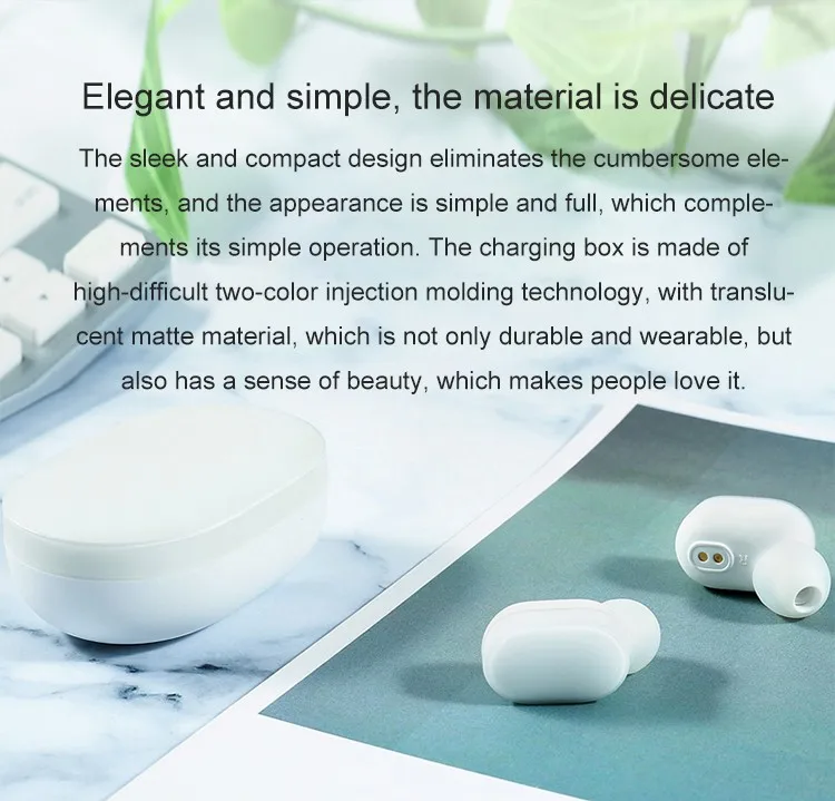 xiaomi mi AirDots invisible wireless bluetooth sport earphone for sale - ANKUX.COM