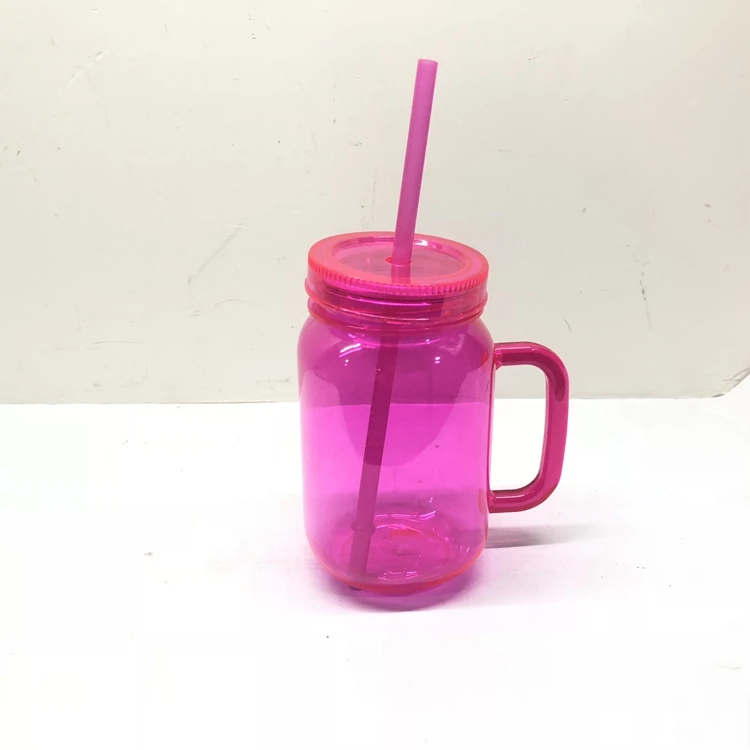 Plastic Cup With Handles And Straws Buy Plastic Cup With Lid And