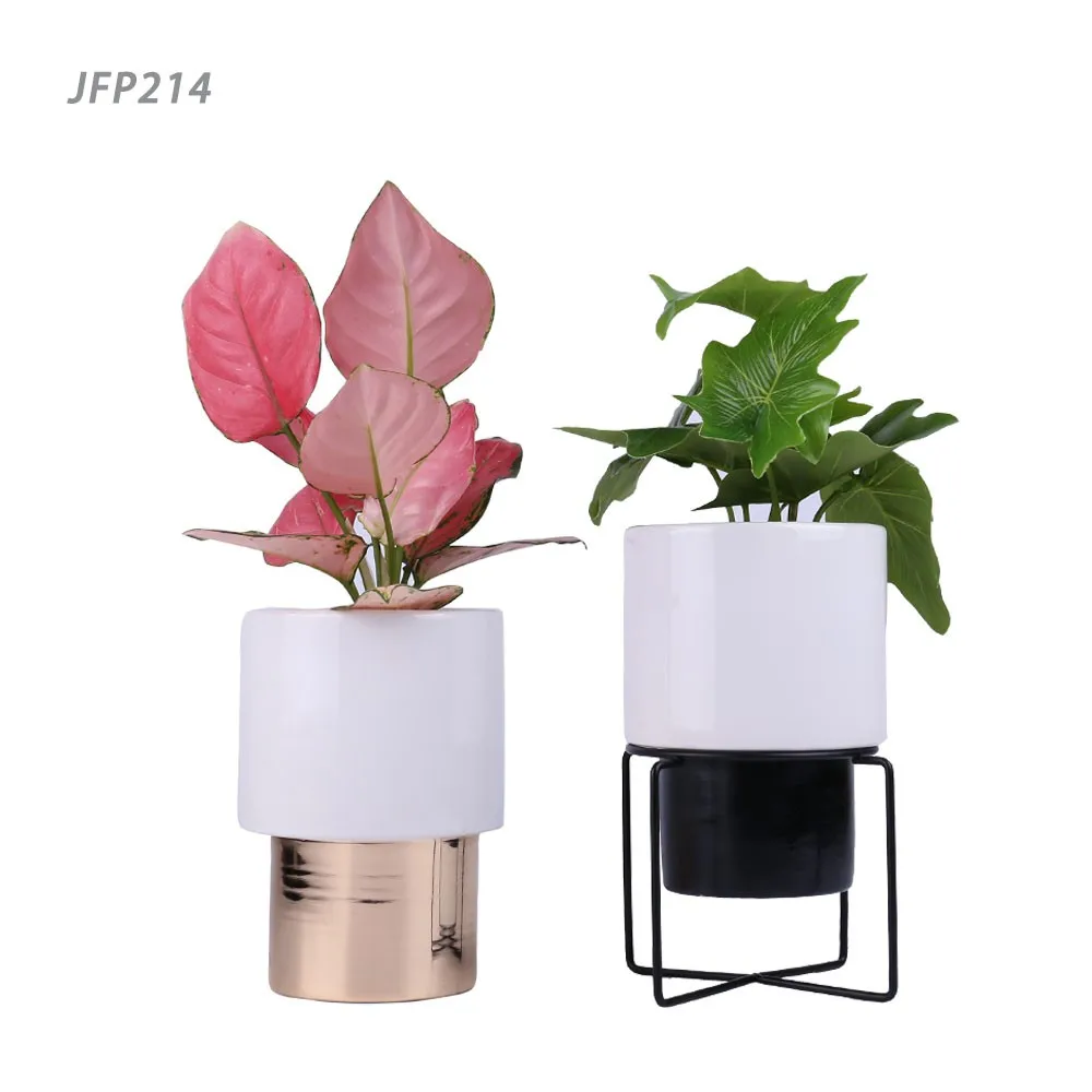 2018 New Round Shaped White Ceramic Flower Pots Buy Flower Pots