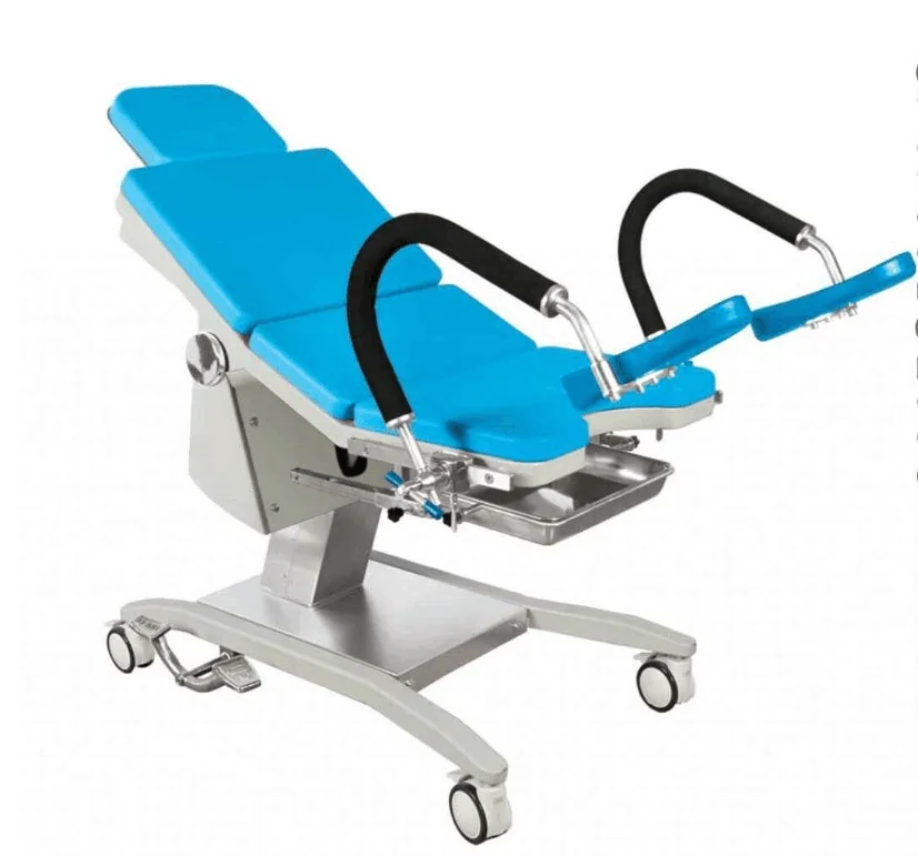 Ultrasound room hydraulic manual gynecology examination table