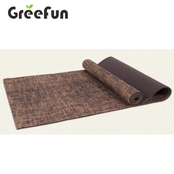 2019 New Hot Sale Eco Friendly Natural Organic Hemp Yoga Mat Hemp