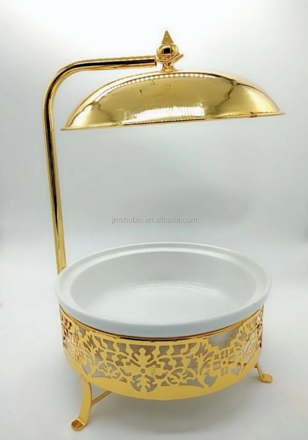 Buffet Food Server Serving Tray Ceramic Chafing Dish Stand Design