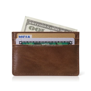 mens designer money clip card case