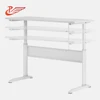 Jiangsu chinese Cantilever Manual Adjustable Height Work Table with metal Frame
