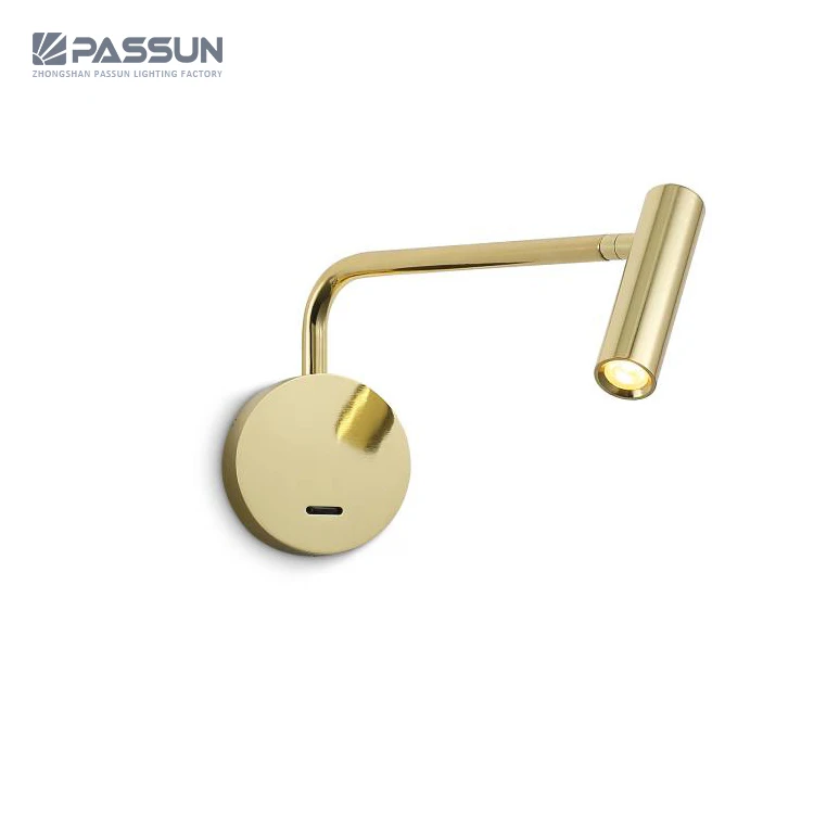 Modern Design Gooseneck Wall Mounted Led Reading Wall Lights With