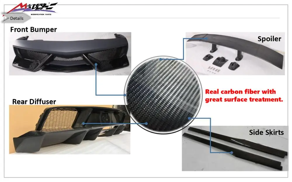 body kit lamborghini gallardo