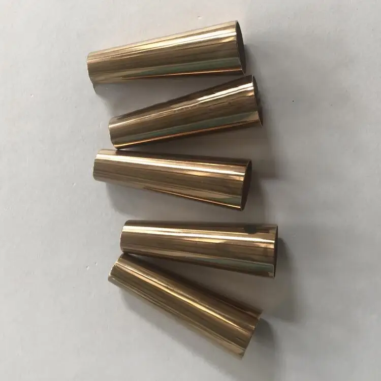 Copper metal tips for armchair legs brass sleeve fitting TLS-049