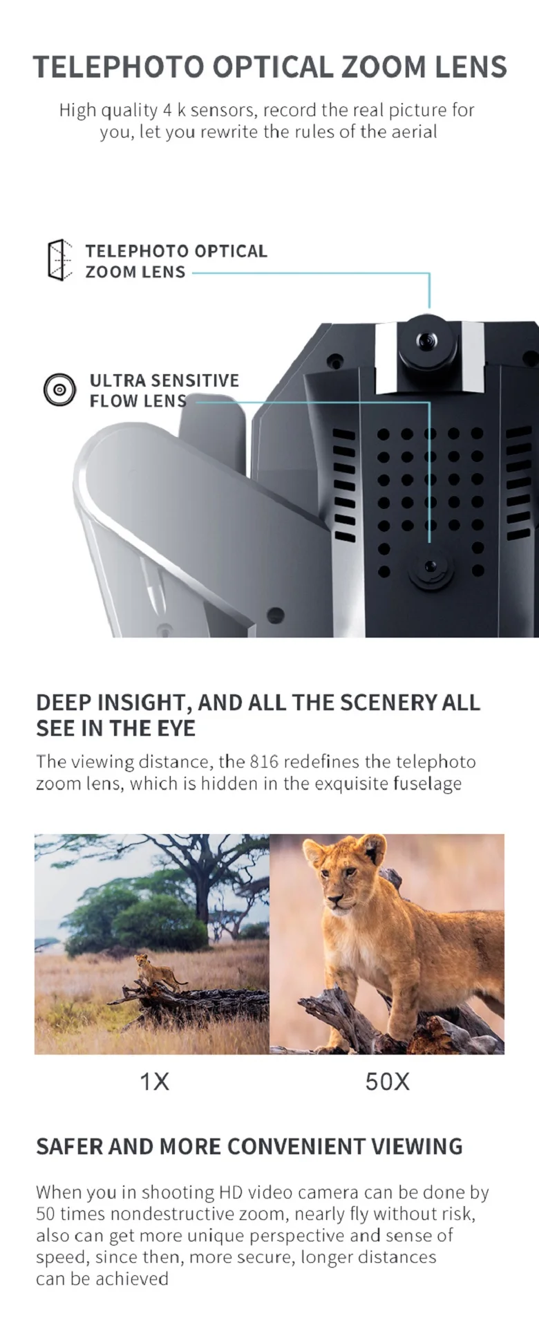 E-commerce Top selling Dron with 50 Times Zoom WiFi camera drone 4K Dual Camera Optical Flow rc Quadcopter drone mini VS SG106.jpg