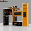 High quality 6*6M shell scheme modular extrusion exhibition product display booth for sale