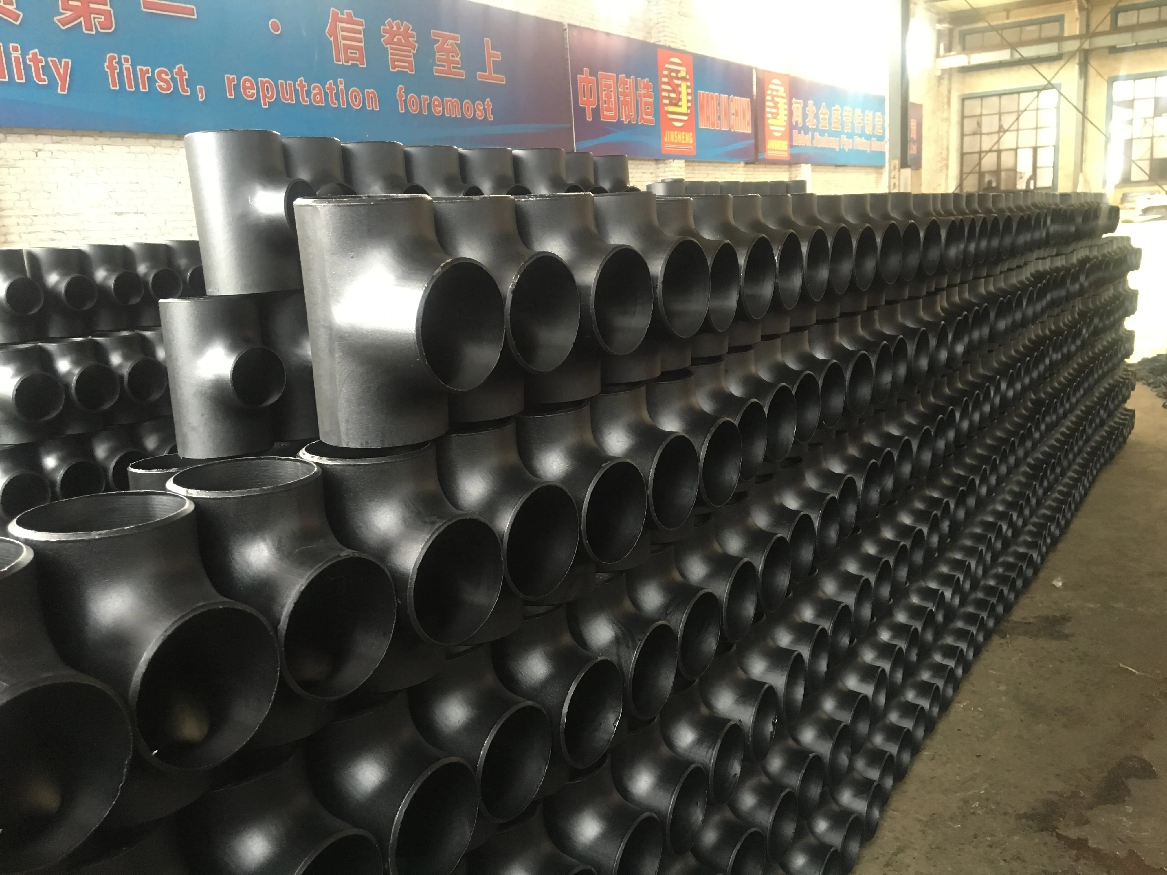 Butt Weld A234 Wpb Carbon Steel Natural Gas Pipe Fittings 90 Degree