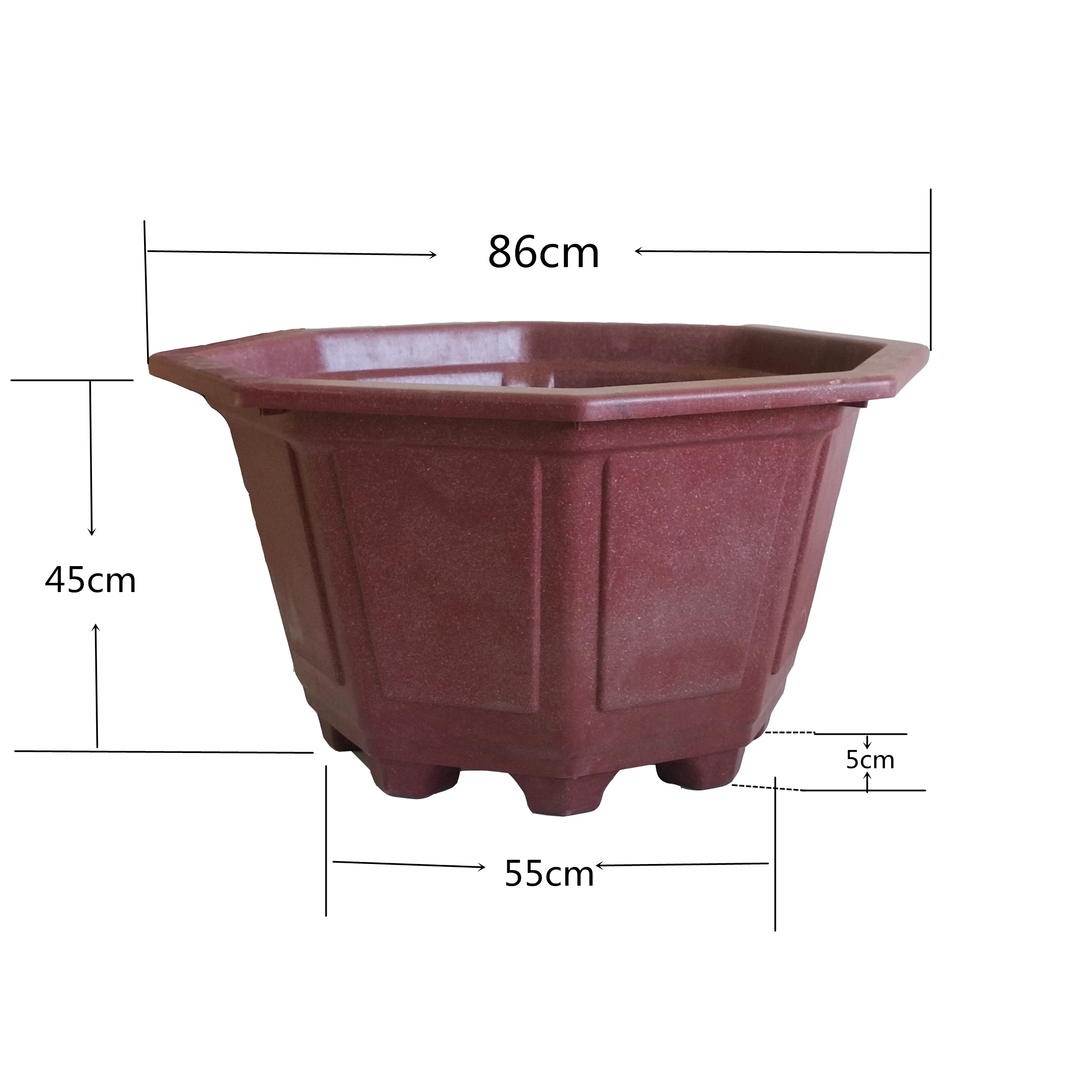Large Compression Process Octagon Plant Flower Pot Buy Large Octagon