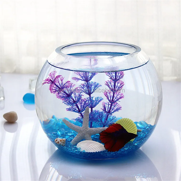 Round Wholesale Glass Fish Bowls For Centerpieces As Decoration Buy