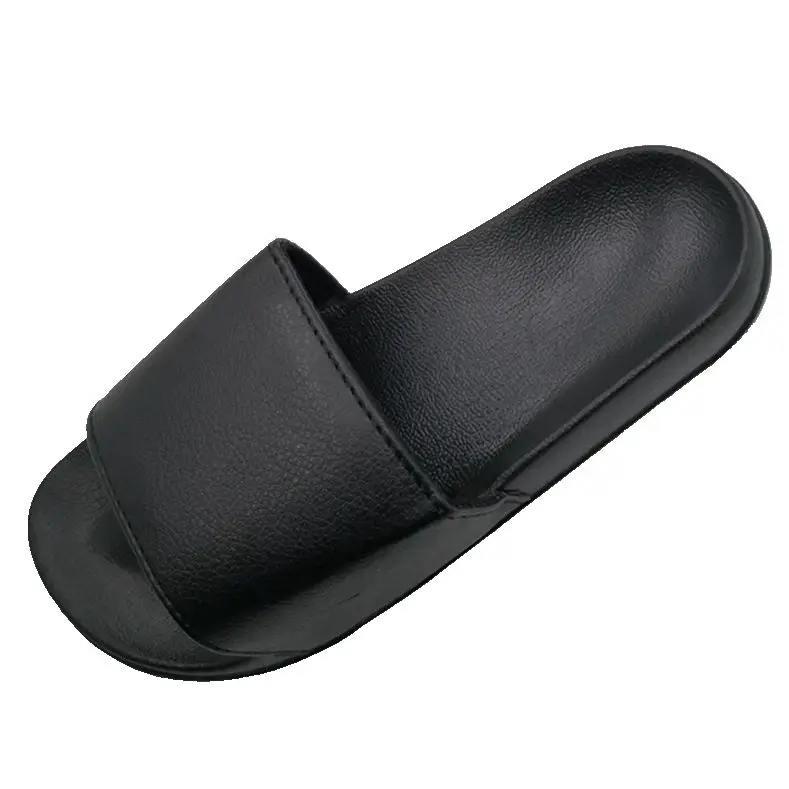 Slides Women Wholesale Pu Slippers For Lady Pu Man Slipper Blank Color