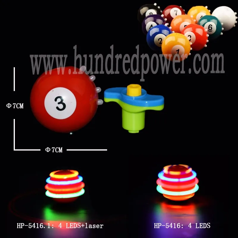 Led Light Up Flashing Spinning Tops With Gyroscope And Music,Novelty