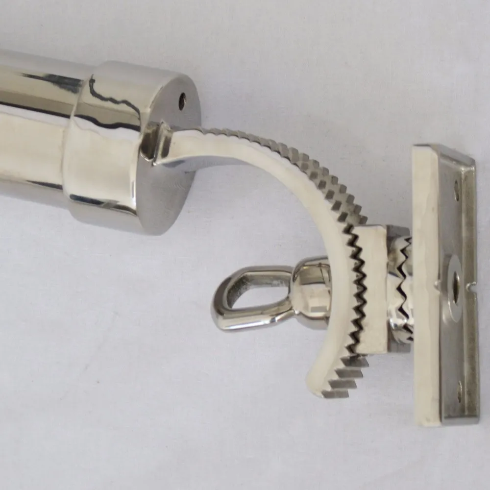 Stainless Steel Deckmount Adjustable Removable Fishing Rod Holder With