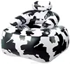 Custom Dairy Cow Print Outdoor PVC Inflatable Furniture Latest Sofa Designs 2016