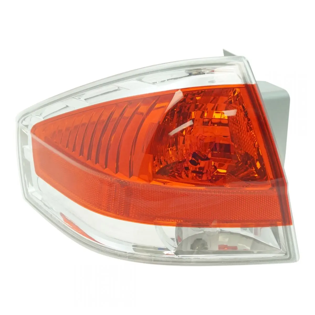 Matte Black w//Red Lens 4into1 Lucas Style Tail Light Assembly