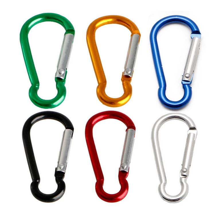 Wholesale Camping D Shape Aluminum Carabiner Clip - Buy Carabiner Clip ...