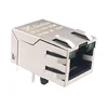 ARJC01-111002T RJ45 1X1 Tab Up Through Hole 10/100Base-T PCB JACK