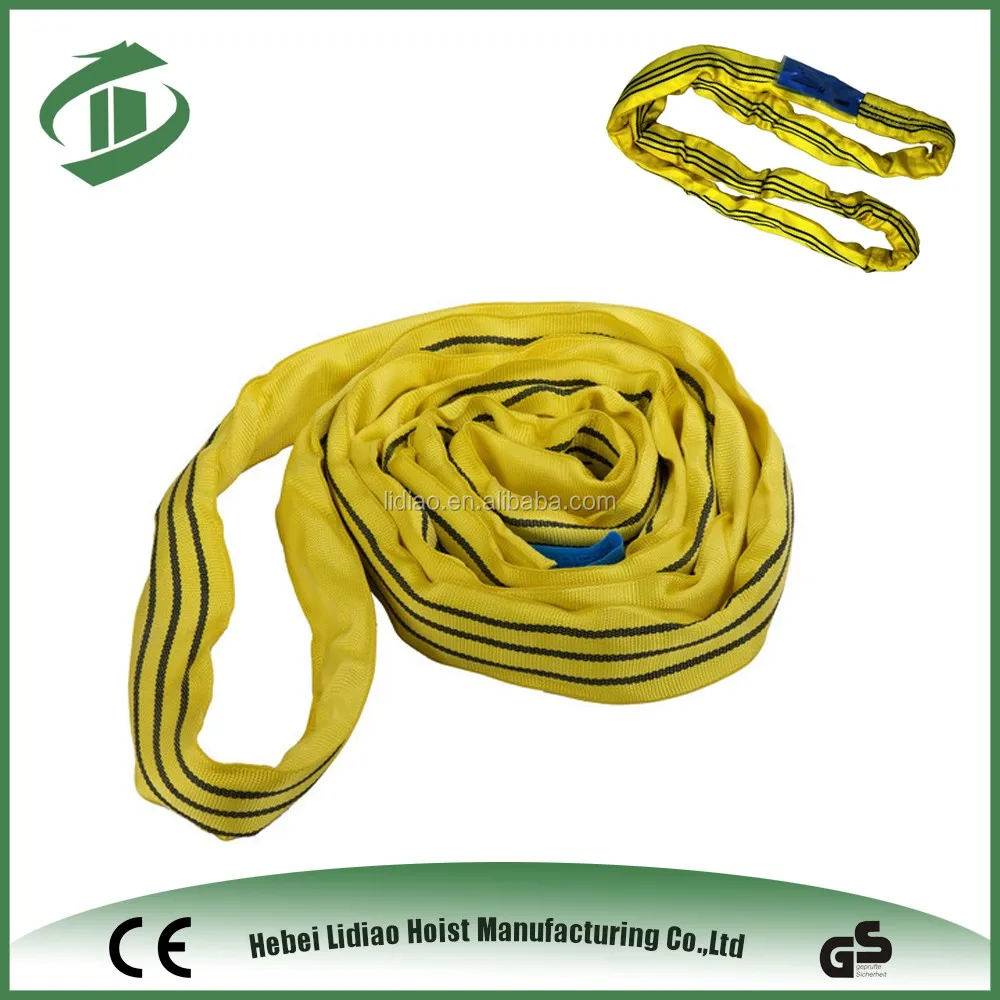 Tubular Liftex Nylon Slings Red Crane Lifting Belt Buy Crane Lifting