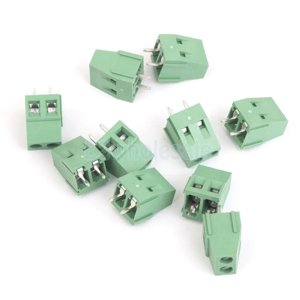 10pcs-5mm-Pitch-2-Pin-Screw-Plug-in-Terminal-Block-Connector-Panel-24-12AWG 10pcs-5mm-Pitch-2-Pin-Screw-Plug-in-Terminal-Block-Connector-Panel-24-12AWG 10pcs-5mm-Pitch-2-Pin-Screw-Plug-in-Terminal-