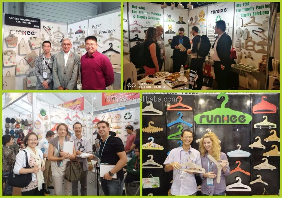 Eco Friendly Paper Fabric Sample Hanger Customized Color Cardboard Hanger For Fabric