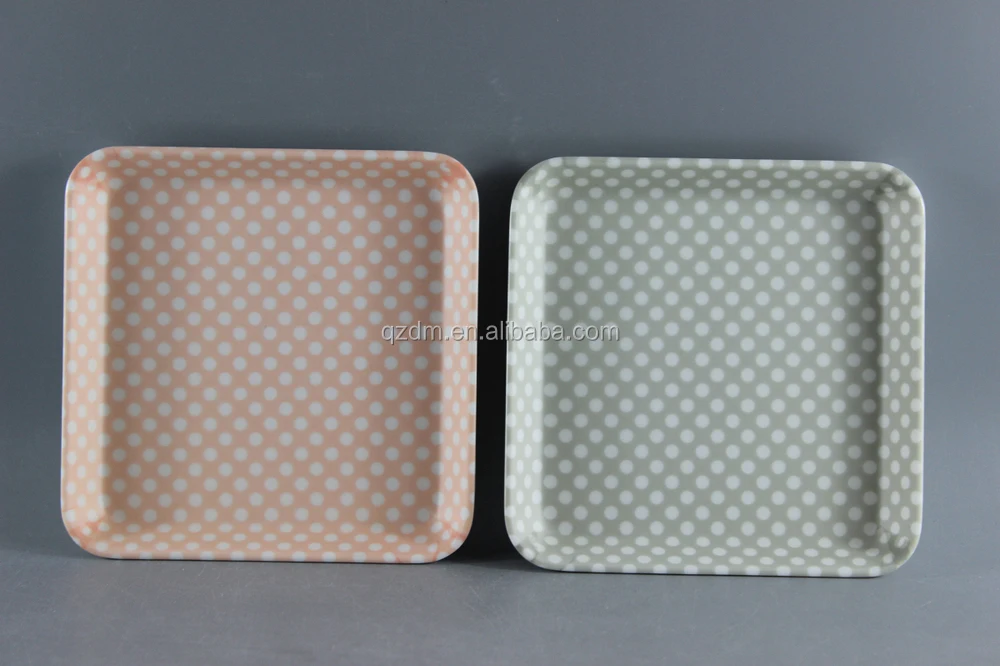 21.5x14cm Melamine Rectangle Small Tray(Frosted Surface)