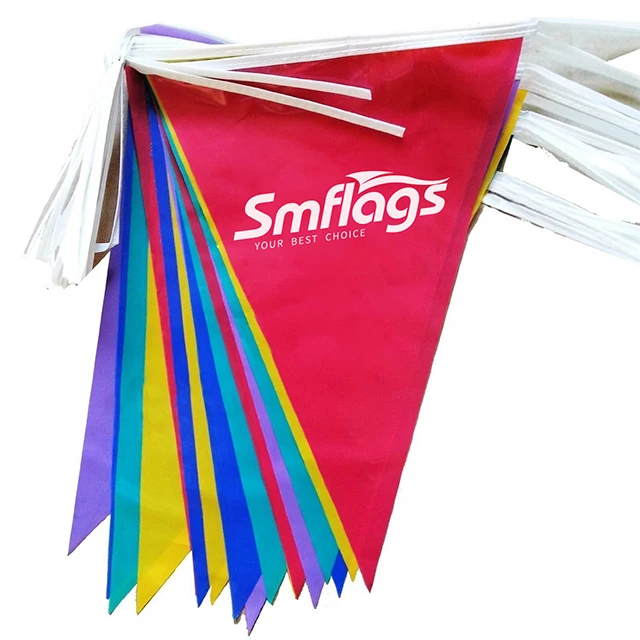 plastic triangle flags