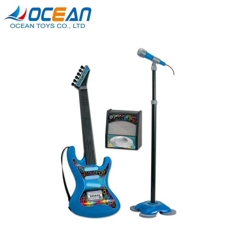 guitar with microphone toy