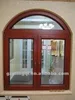 European style arched top aluminum casement windows (single,double,triple,five lite casement)