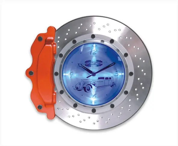Factory hot selling design of brake disc wall clock